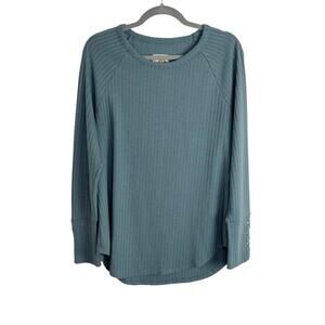 Chaser XL Cozy Thermal Sweater Knit Popover Top